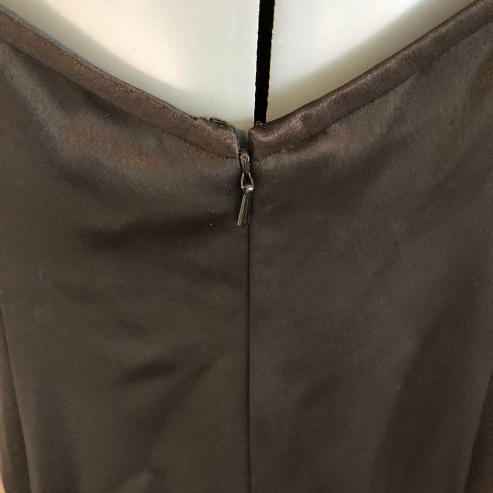 Rimini Long Luxurious Black Evening Gown Spaghetti Straps Size 8 - Picture 11 of 14